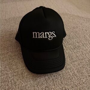 Black Trucker Hat Margs